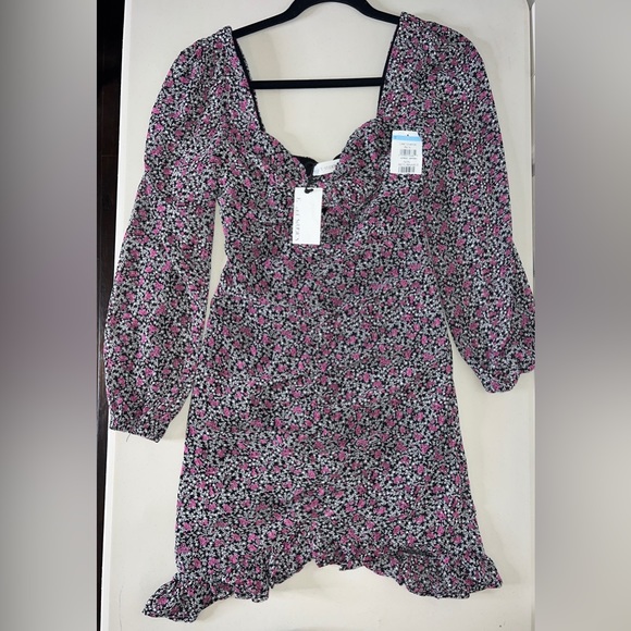 🌸NWT! Revolve Floret Studios Floral Chiffon Dress - Picture 8 of 9